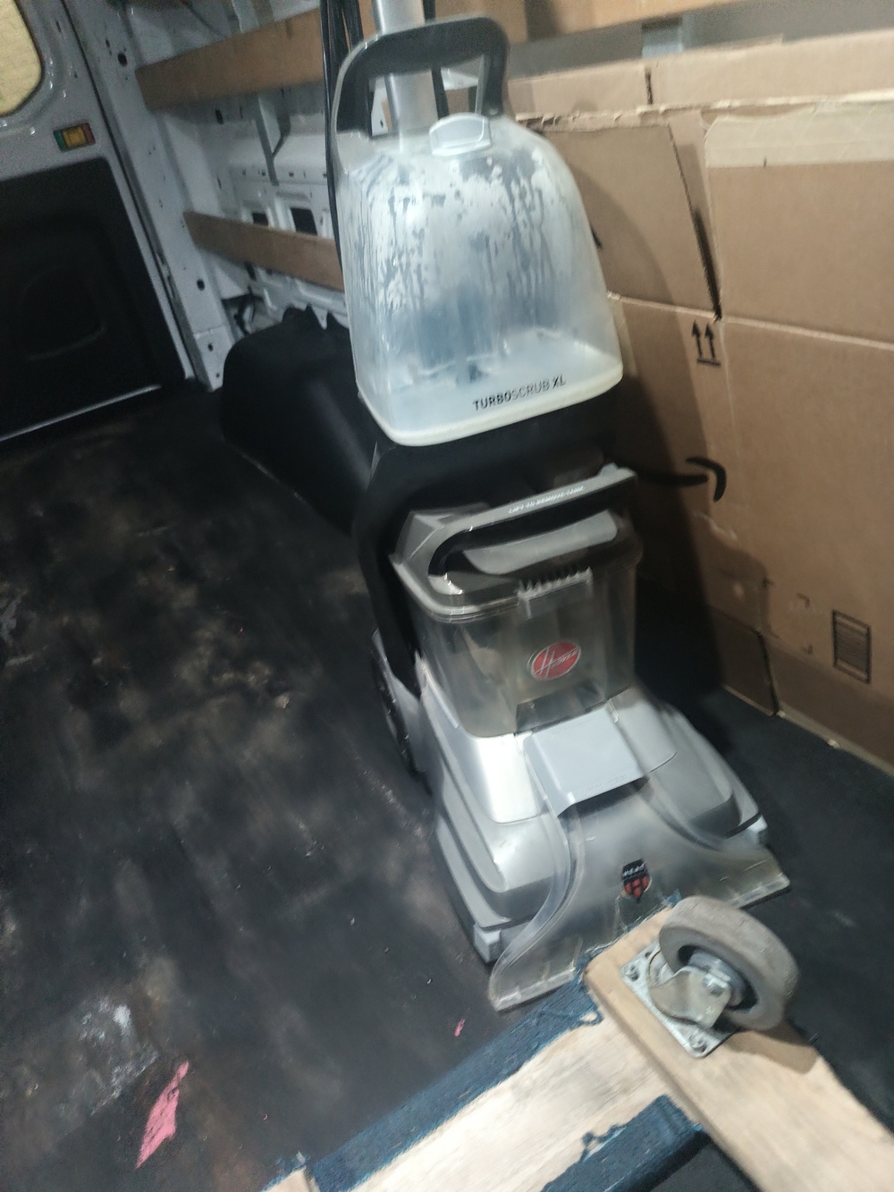 Hoover Turbo Scrub XL Carpet Cleaner - Silver/Black/Clear